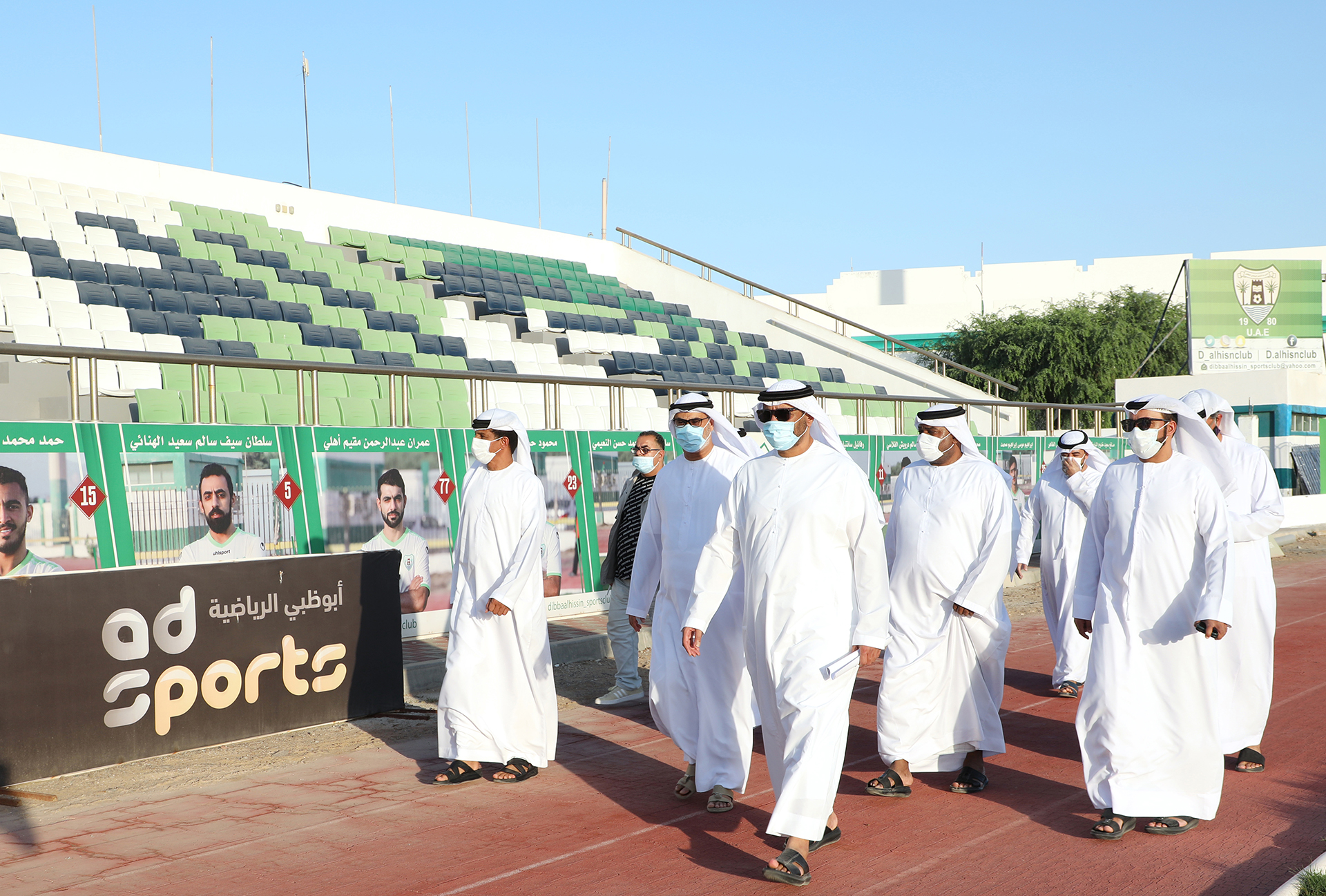 مجلس الشارقة الرياضي في زيارة لنادي دبا الحصن
