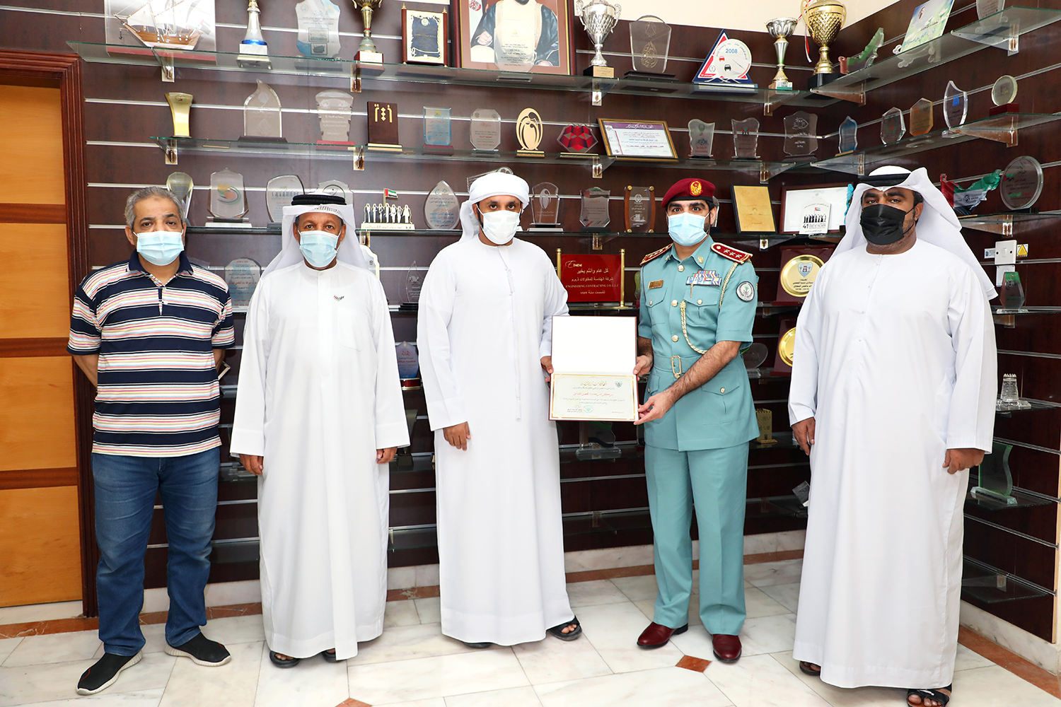 نادي دبا الحصن يشكر مركز شرطة مدينة دبا الحصن الشامل